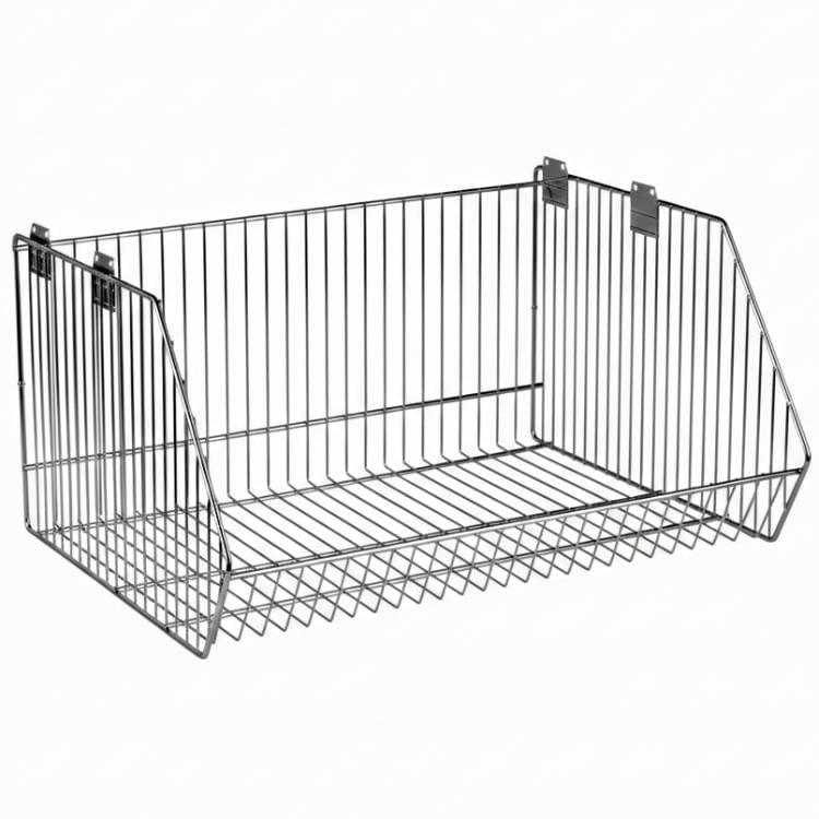 Corbeille fil L. 650 X P. 500 X H. 300 mm - Zinguée