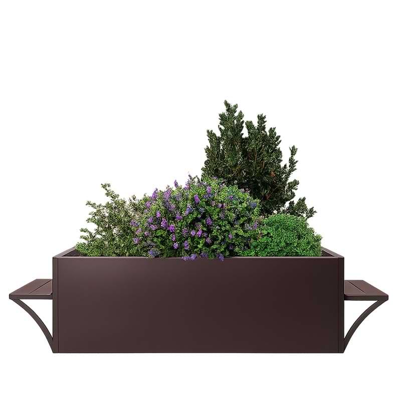 Jardinière sans fond Island - 120 X 240 cm