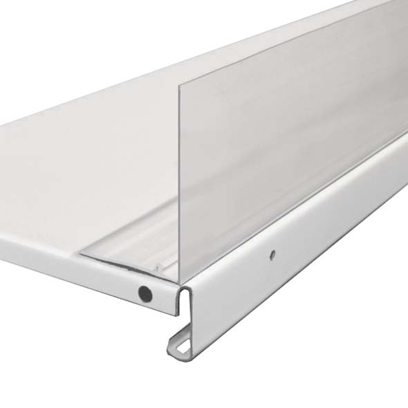 Rail large adhésif avec butée - H. 60 X L. 1000 mm