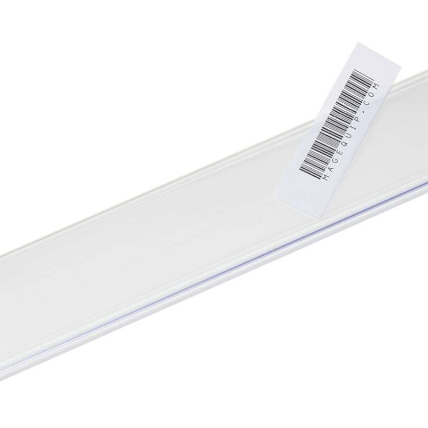 Porte-étiquette adhésif - H. 40 X L. 1330 mm - Blanc