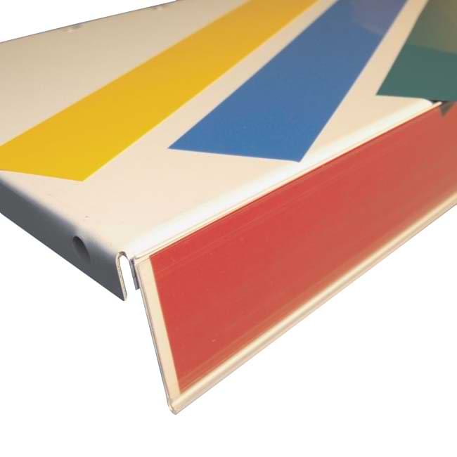 Bande PVC à insérer dans les portes étiquettes