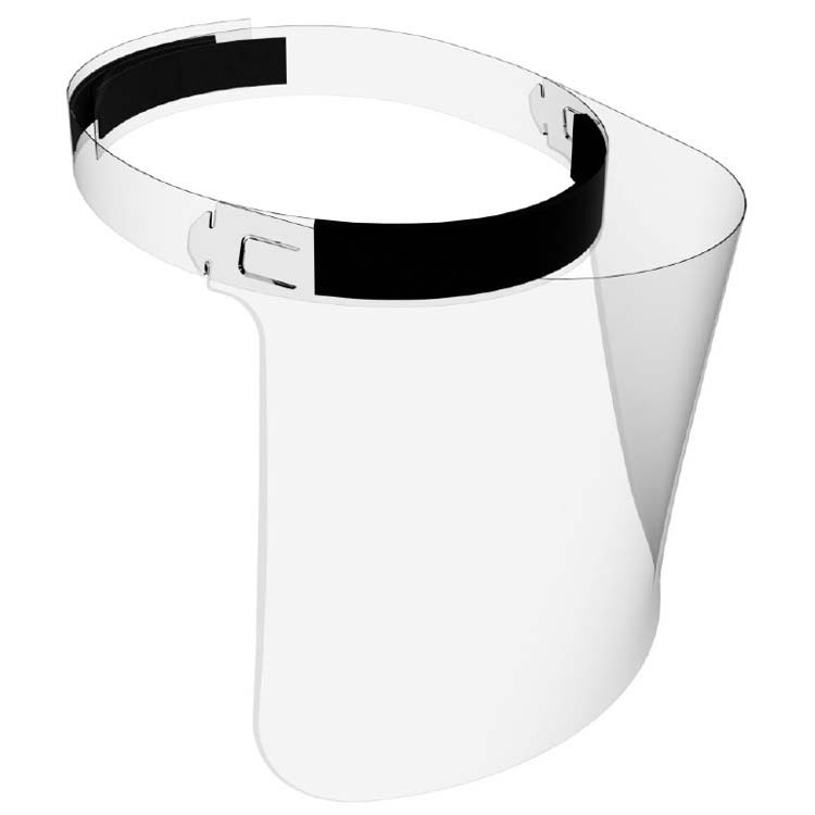 Visière de protection faciale PET
