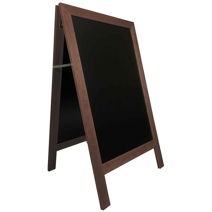 Panneau sandwich ardoise - H. 127 X L. 75 cm - Chocolat
