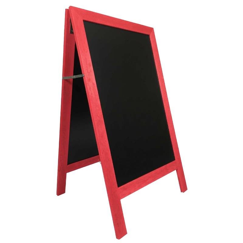 Panneau sandwich ardoise - H. 127 X L. 75 cm - Rouge vin