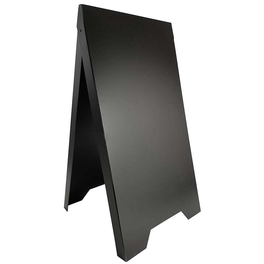 Chevalet porte-menu PS Choc - H. 100 X L. 55 cm - Noir