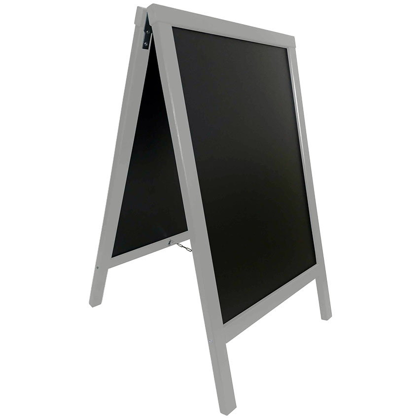 Chevalet ardoise - H. 90 X L. 55 cm - Gris clair
