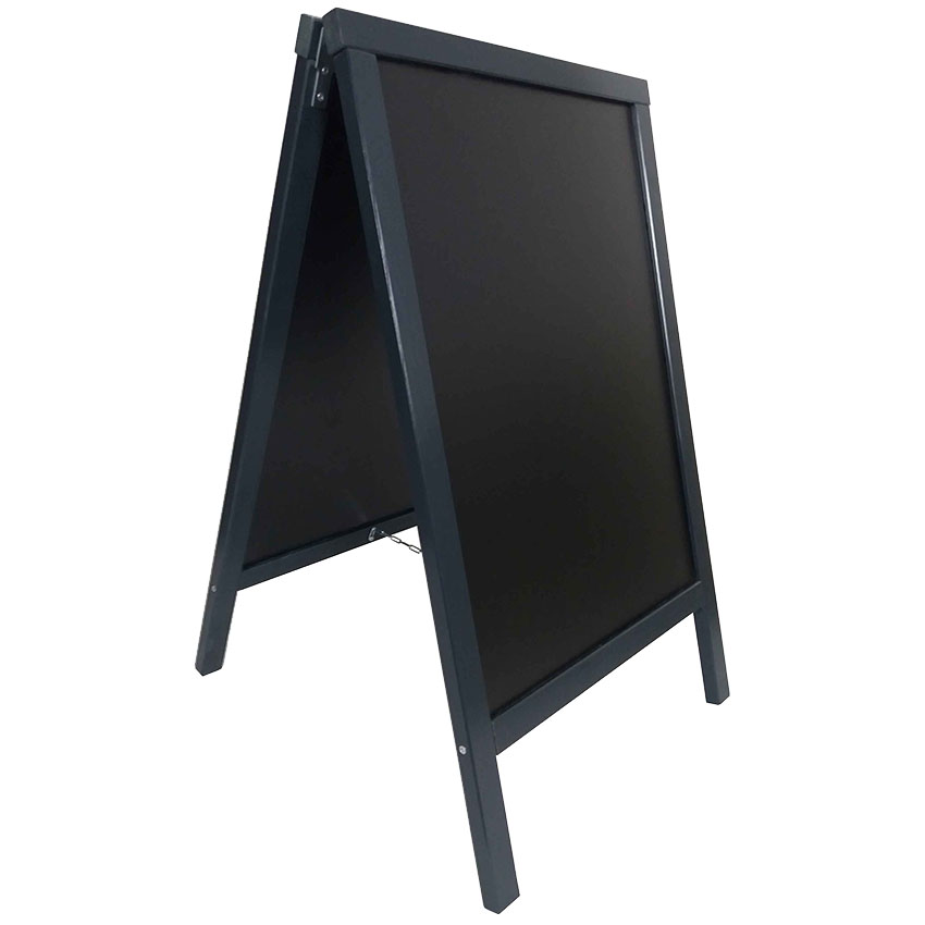 Chevalet ardoise - H. 90 X L. 55 cm - Gris anthracite