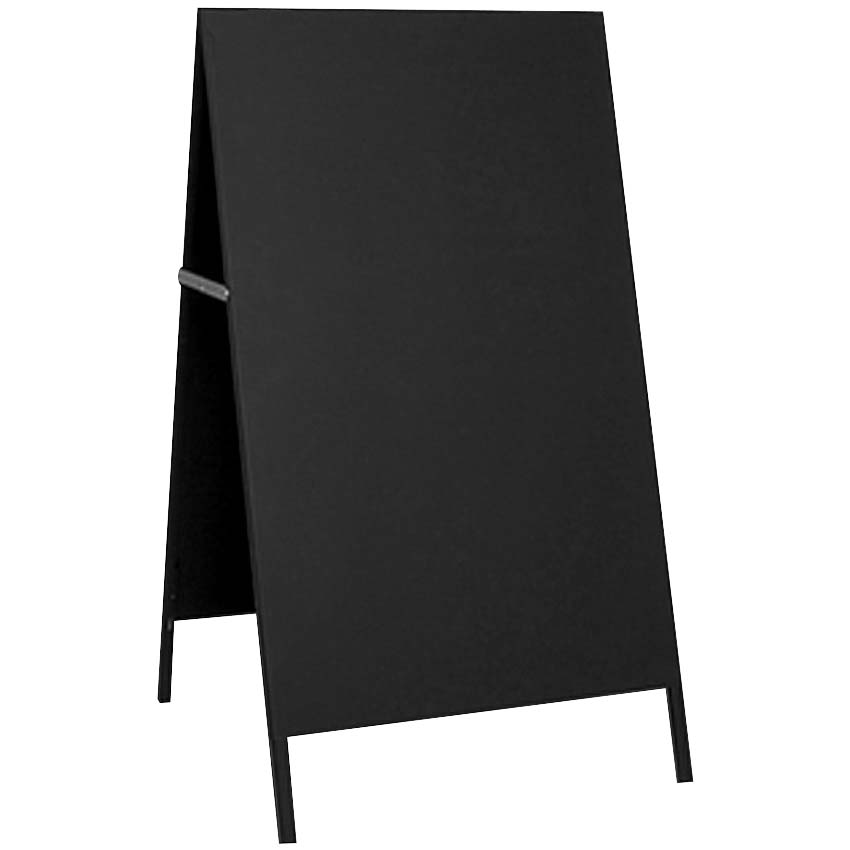 Panneau stop trottoir tôlé ardoise