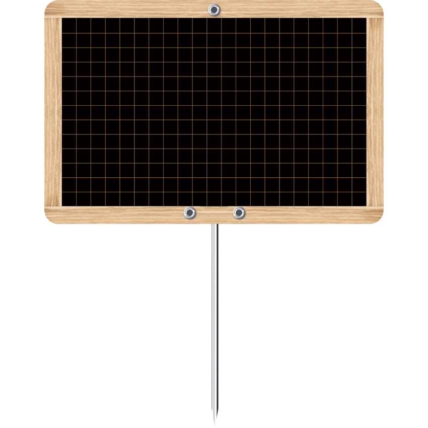 Etiquette neutre Ardoise 10 X 7 cm - A pique