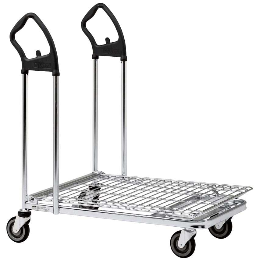 Chariot cash and carry plateau métal - Charge 200 kg