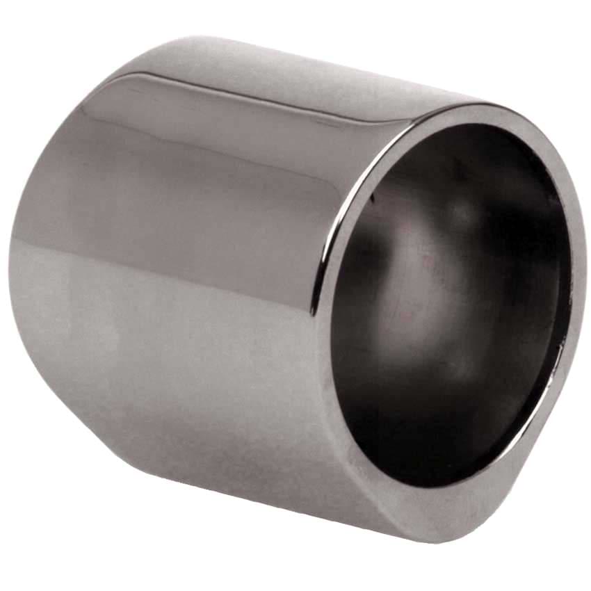 Manchon chromé pour portillon Ecoport D. 60 mm