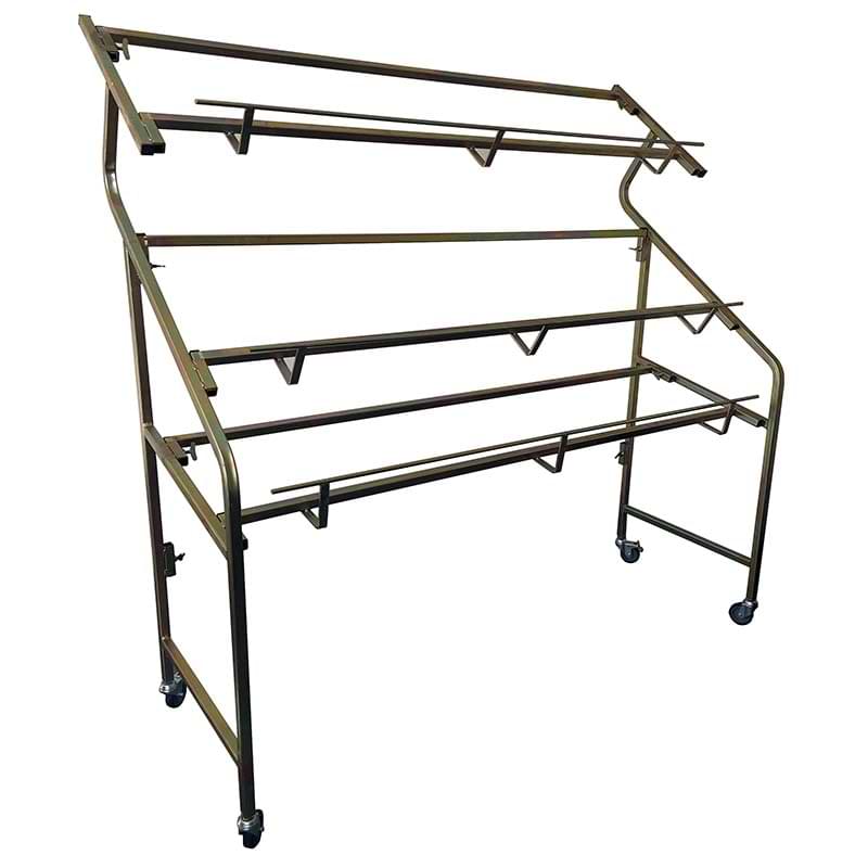 Présentoir cagettes fruits et légumes - L. 177 cm