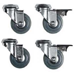 Option : Kit roulettes présentoir fruits et légumes