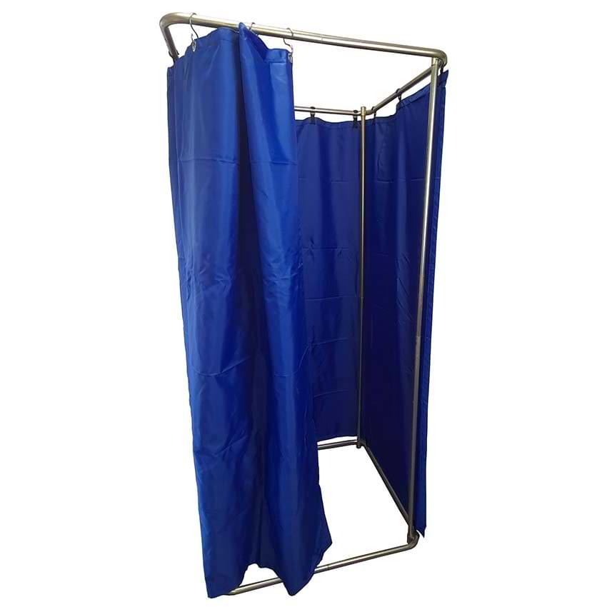 Cabine d'essayage démontable - H. 184 X 80 X 80 cm