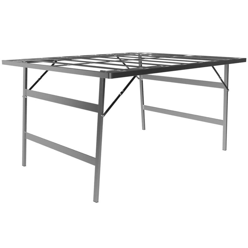 Table étalage marché alu pliante - 120 X 150 cm - Ajourée