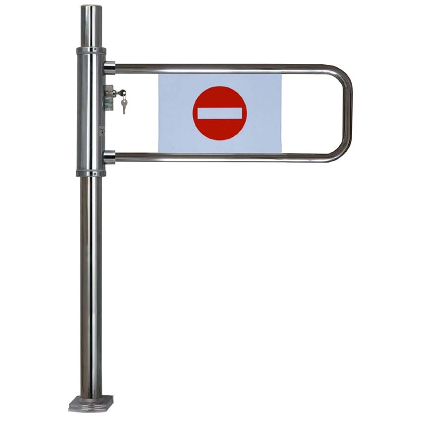 Portillon mécanique passage caisse verrouillable - D. 48 mm