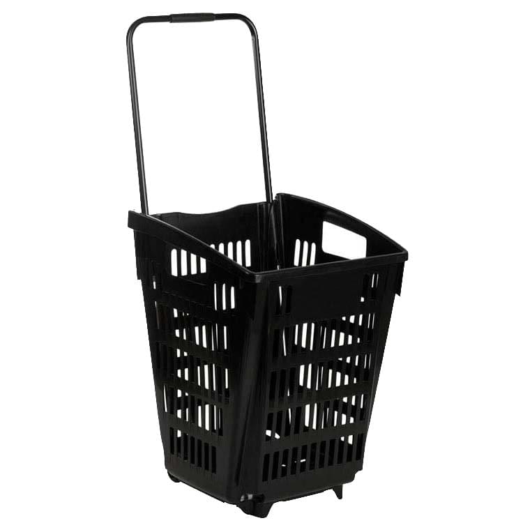 Panier sur roulettes 52 litres - Rouge