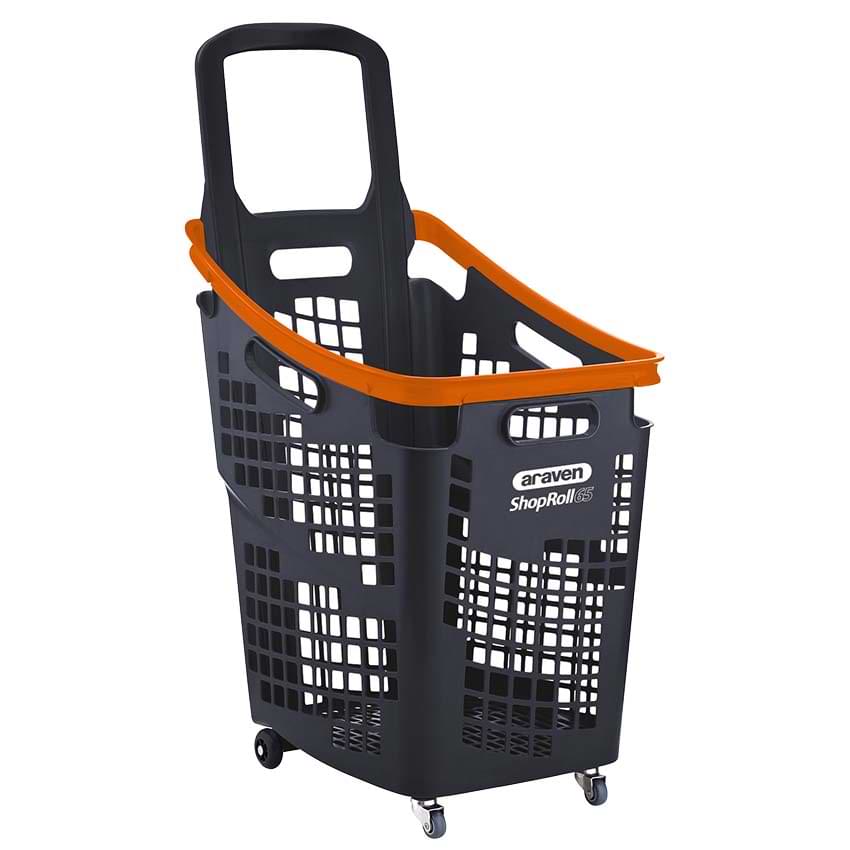 Panier monobloc 65L - Bicolore Gris / Orange