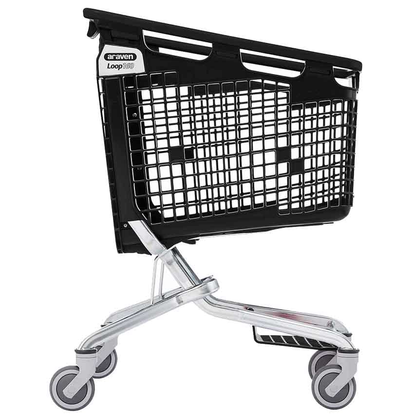 Chariot panier Loop standard 160L - Poignée noire