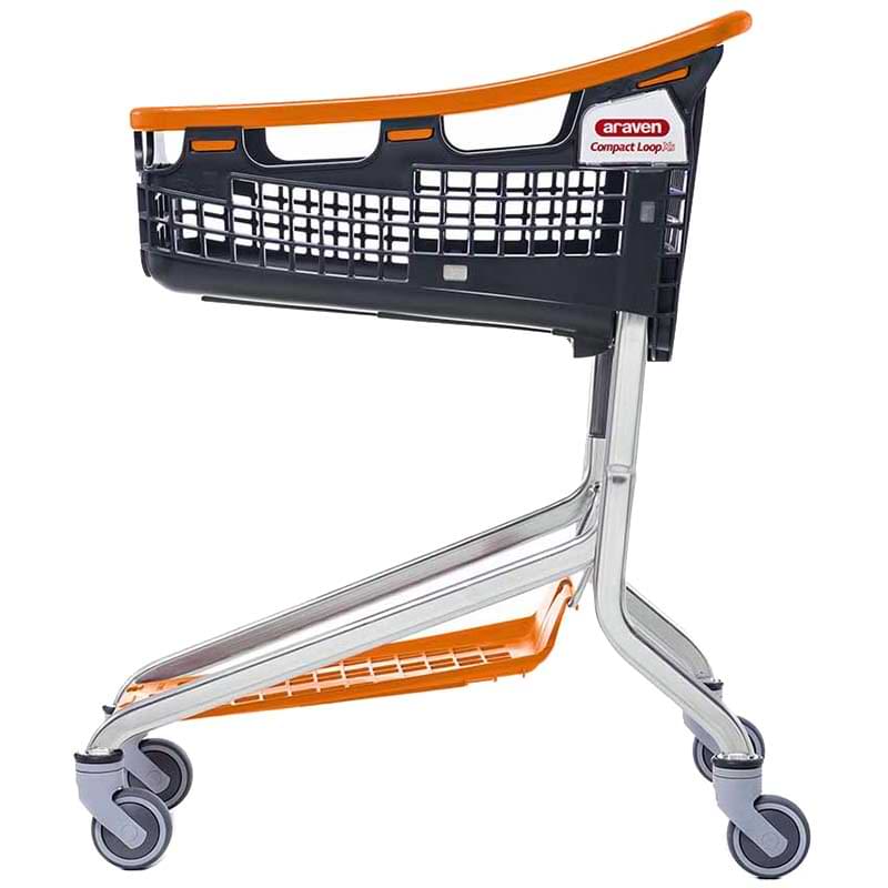 Chariot panier Loop XS 75L - Poignée orange