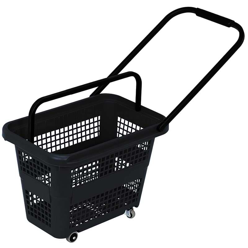 Panier sur roulettes Cargo 32L - Noir (matière recyclée)