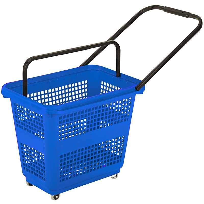 Panier sur roulettes Cargo 54L - Bleu