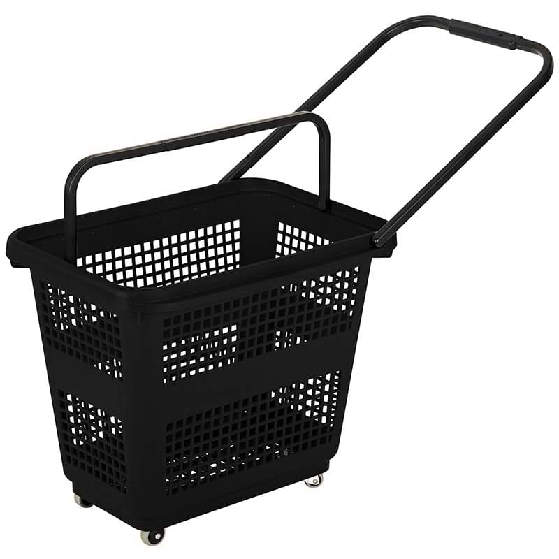 Panier sur roulettes Cargo 54L - Noir (matière recyclée)