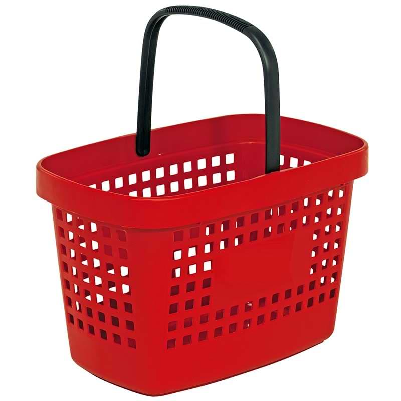 Panier magasin Cargo 28L - Rouge