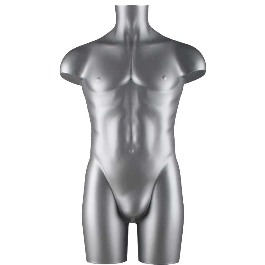 Buste de présentation Homme - Gris alu