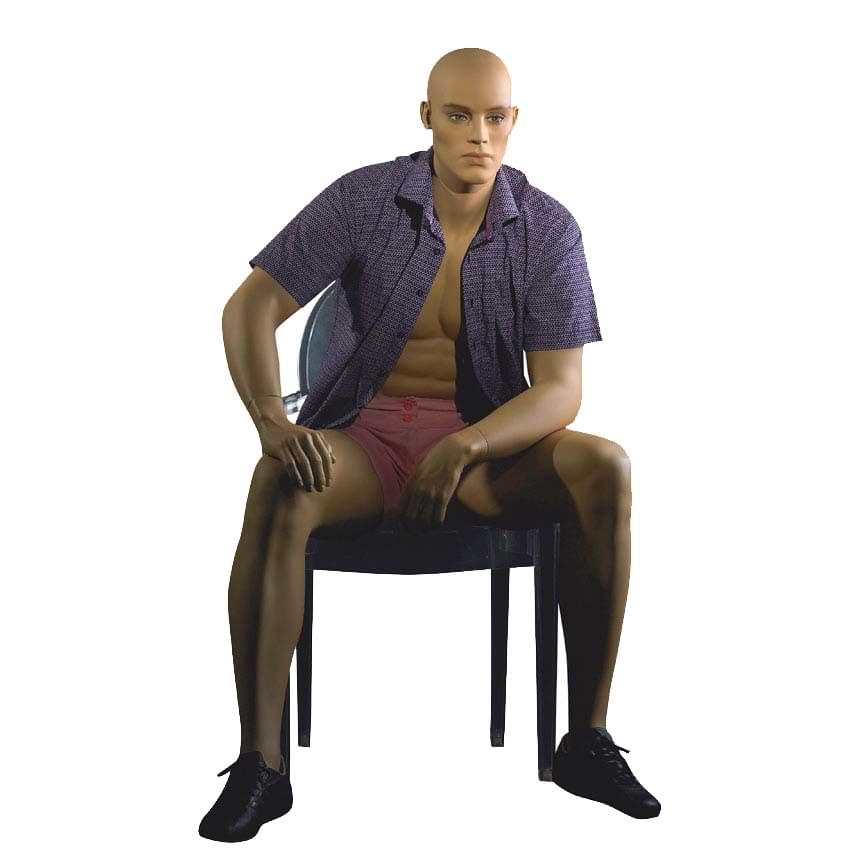 Mannequin vitrine homme - HANS (Assis)