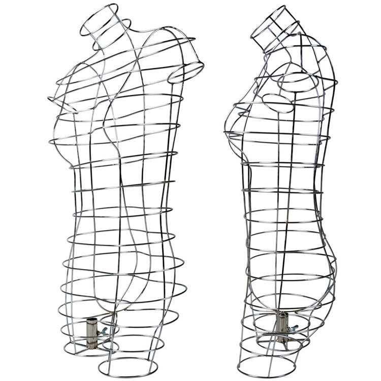 Buste lingerie femme fil acier chromé