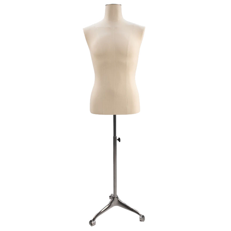 Buste atelier couture toile écru - Modèle homme