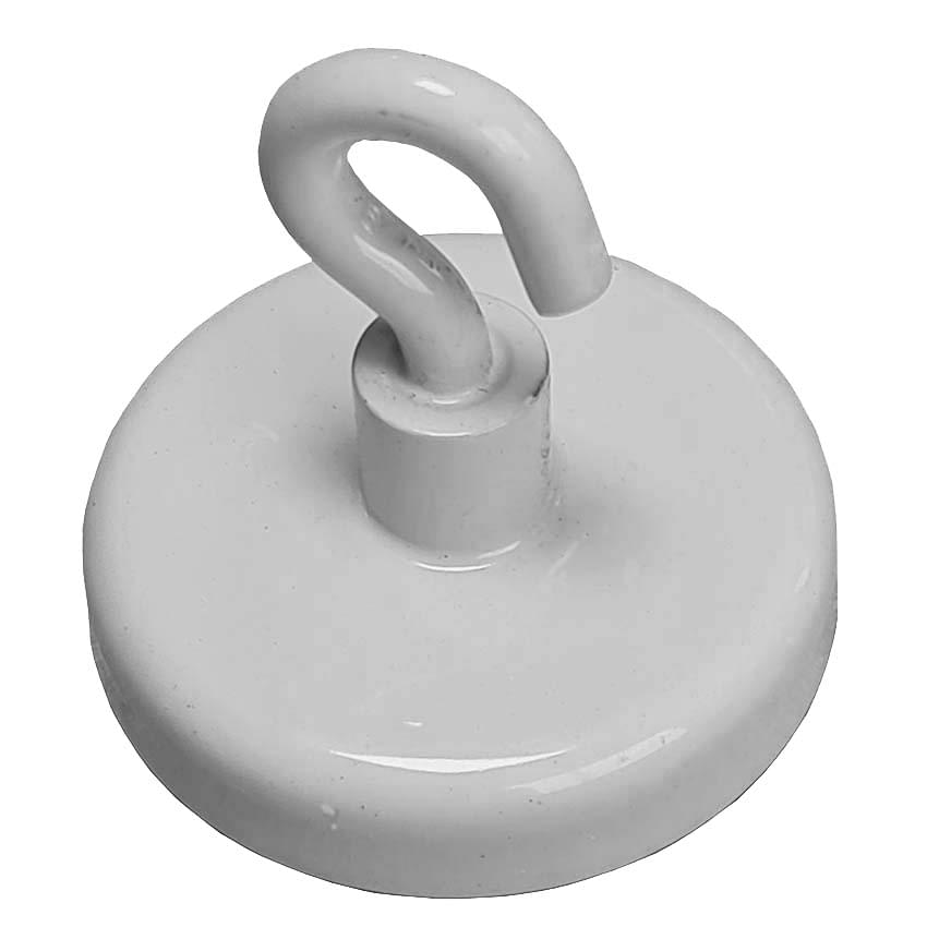 Crochet aimanté métal rond - Diamètre 36 mm