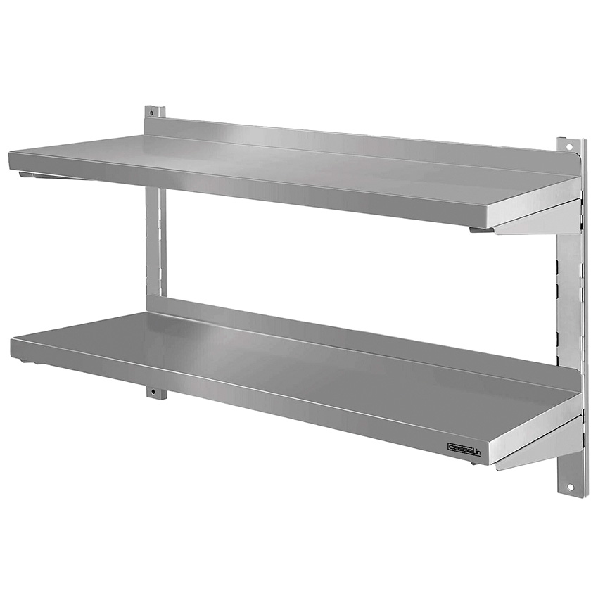 Etagère murale inox - P. 355 X L. 1400 mm