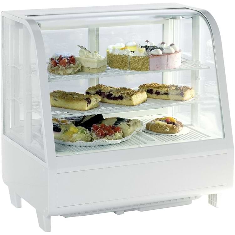 Vitrine réfrigérée à poser 100L - Blanche