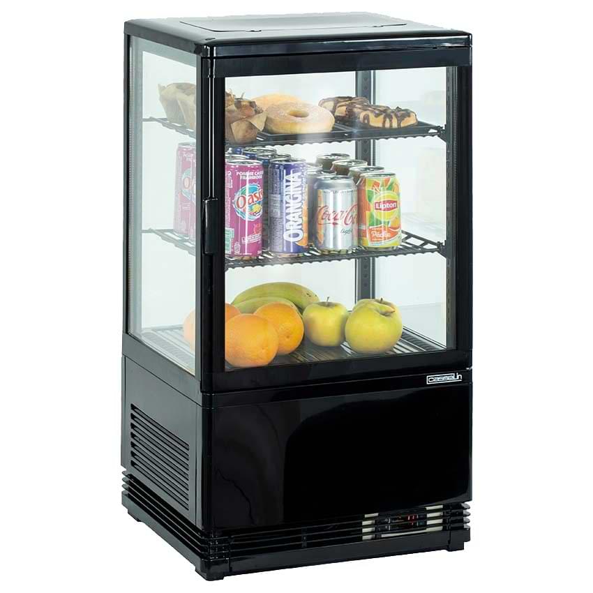 Mini-vitrine réfrigérée positive 58L - Noire