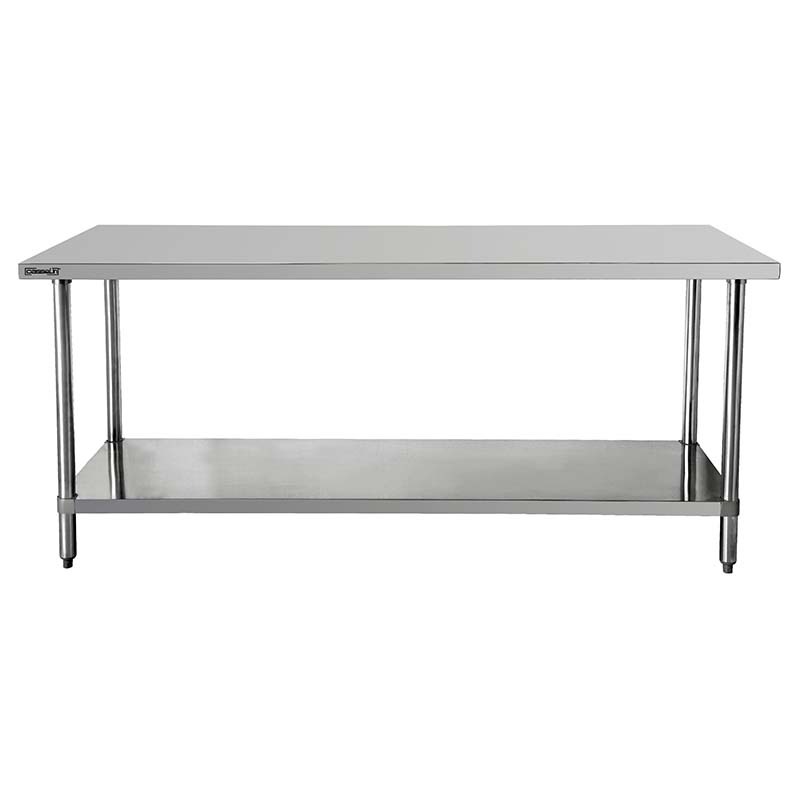 Table de travail inox AISI 304 - 600 X 600 mm