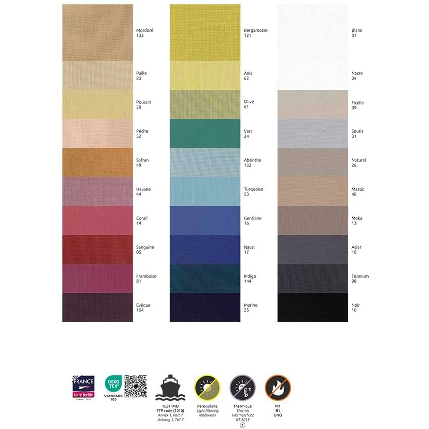 Tissu pare-solaire Collège - Laize 280 cm (ml)