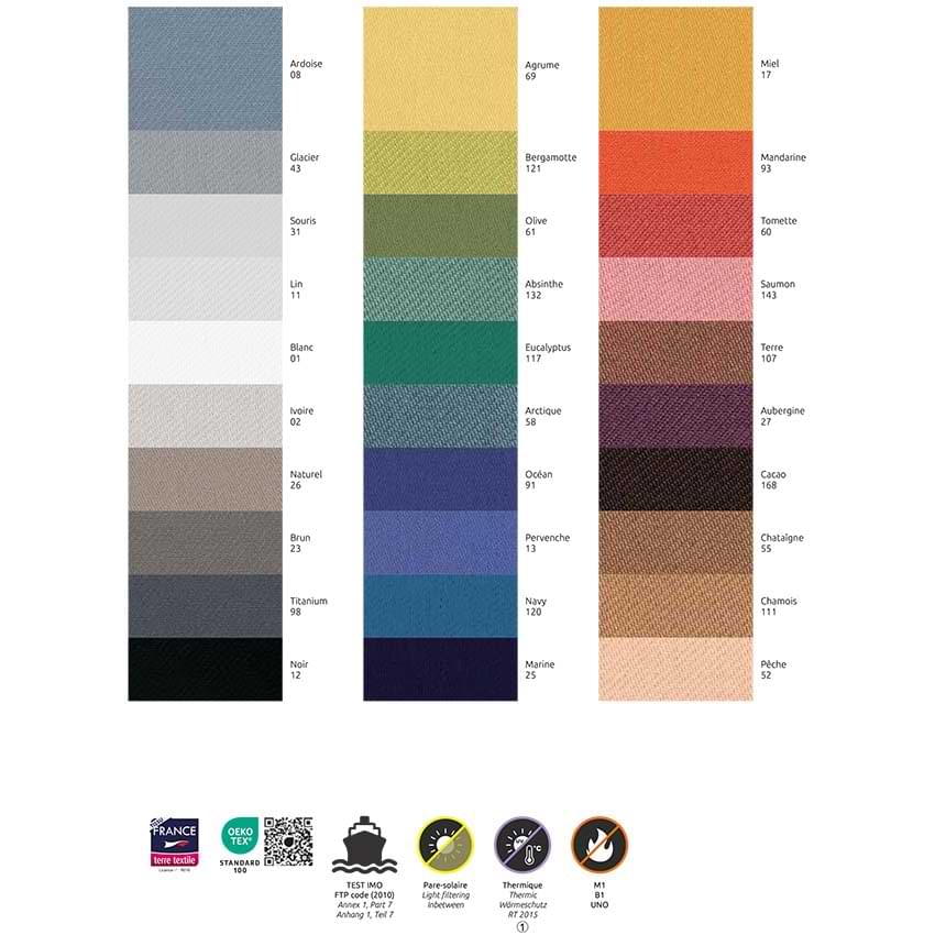 Tissu pare-solaire Collioure - Laize 280 cm (ml)