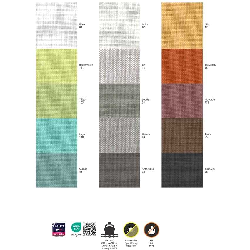 Tissu pare-solaire Linosa - Laize 280 cm (ml)