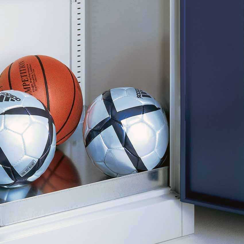 Bac de rangement zingué - 1186 X 446 X 49 mm