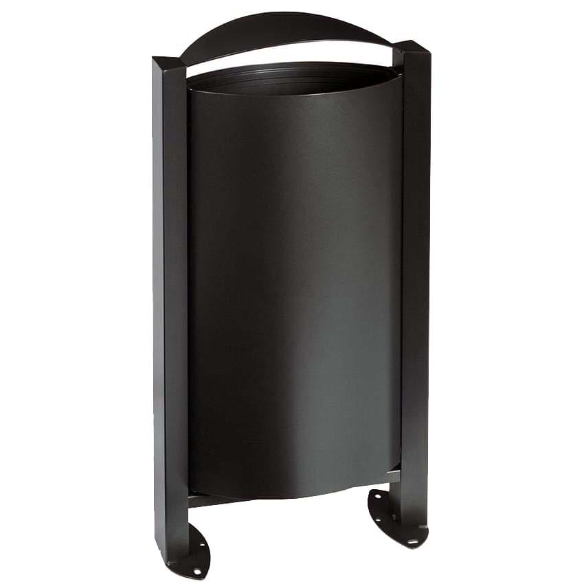 Corbeille sur pied 60L sans cendrier - Gris anthracite RAL 7016