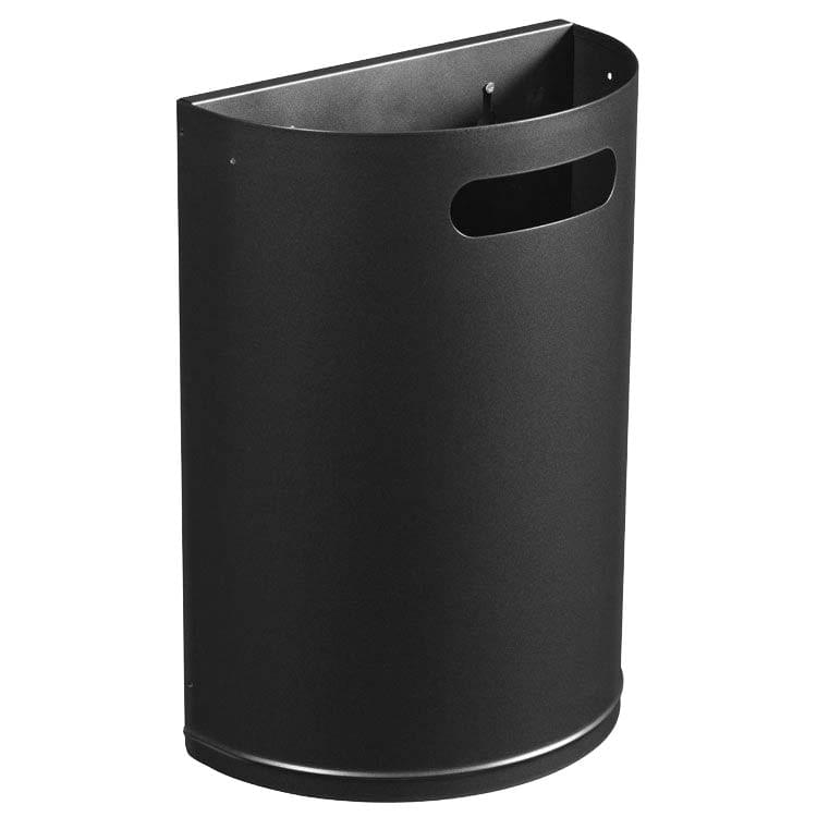 Corbeille murale décrochable 40L - Gris manganèse