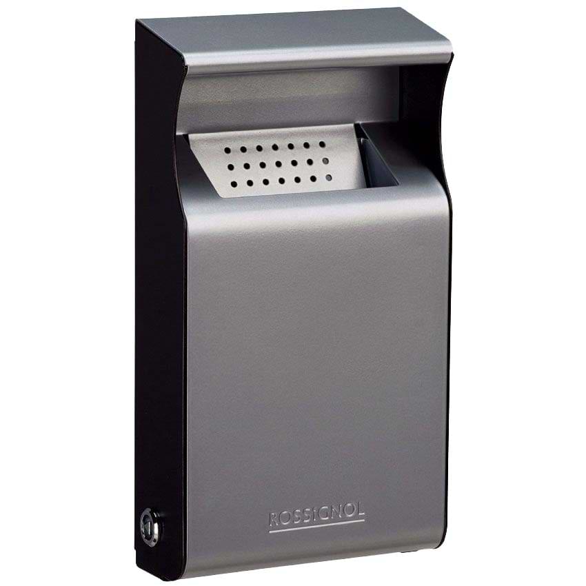 Cendrier mural acier - Gris manganese