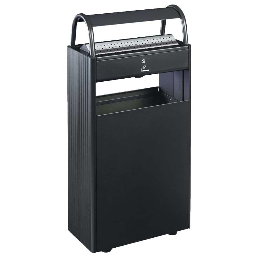 Cendrier-corbeille sur pied 12L / 60L -  Gris anthracite RAL 7016