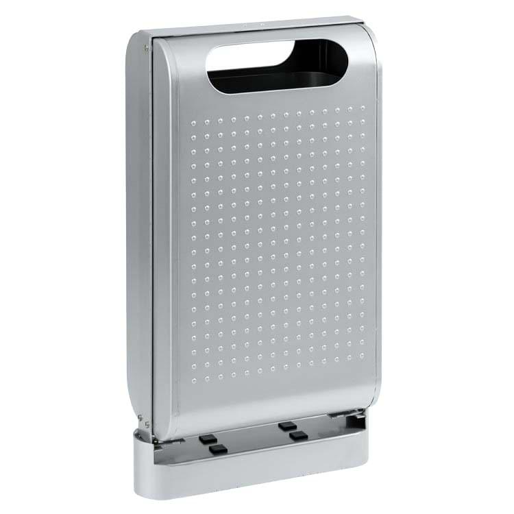 Corbeille sur pied Urbanet 60L - Gris métal RAL 9006