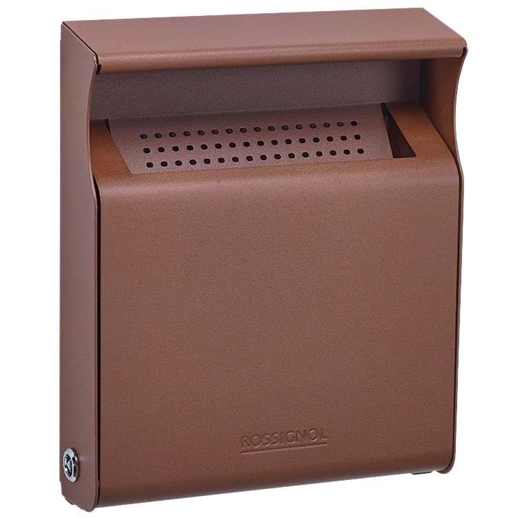 Cendrier acier mural 2L - Aspect Corten