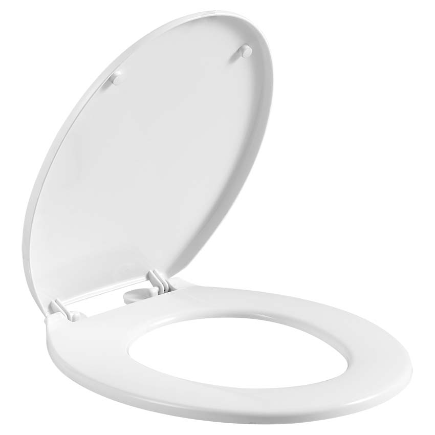 Abattant WC thermoplastique - Blanc