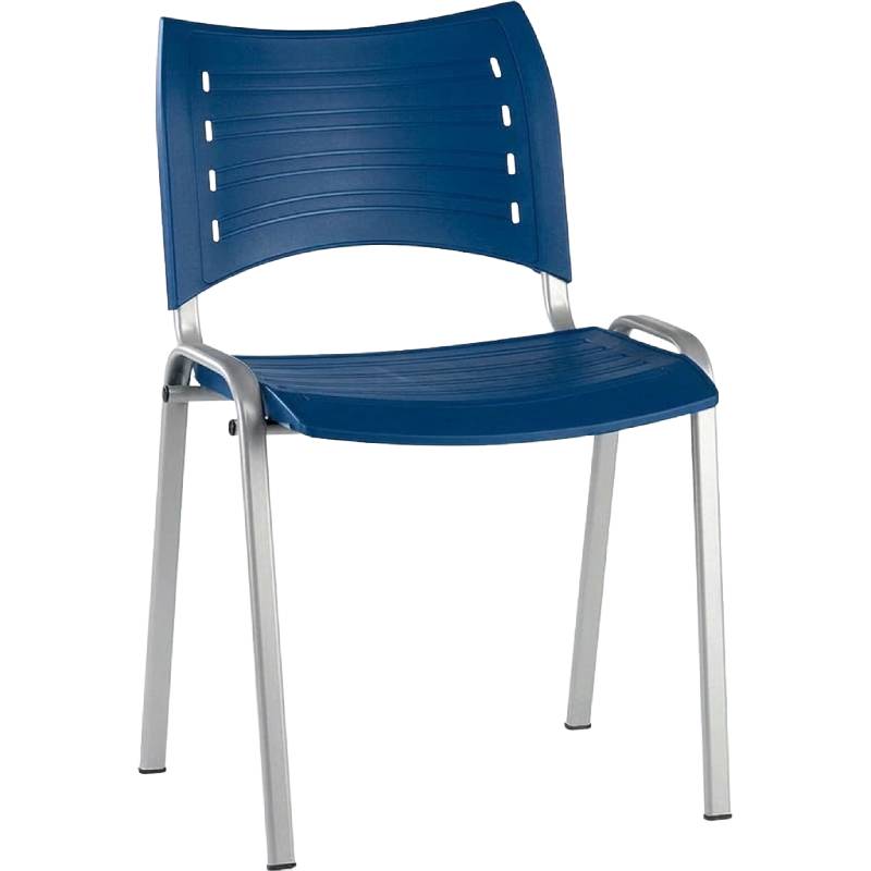 Chaise polypropylène Jeff - Bleu