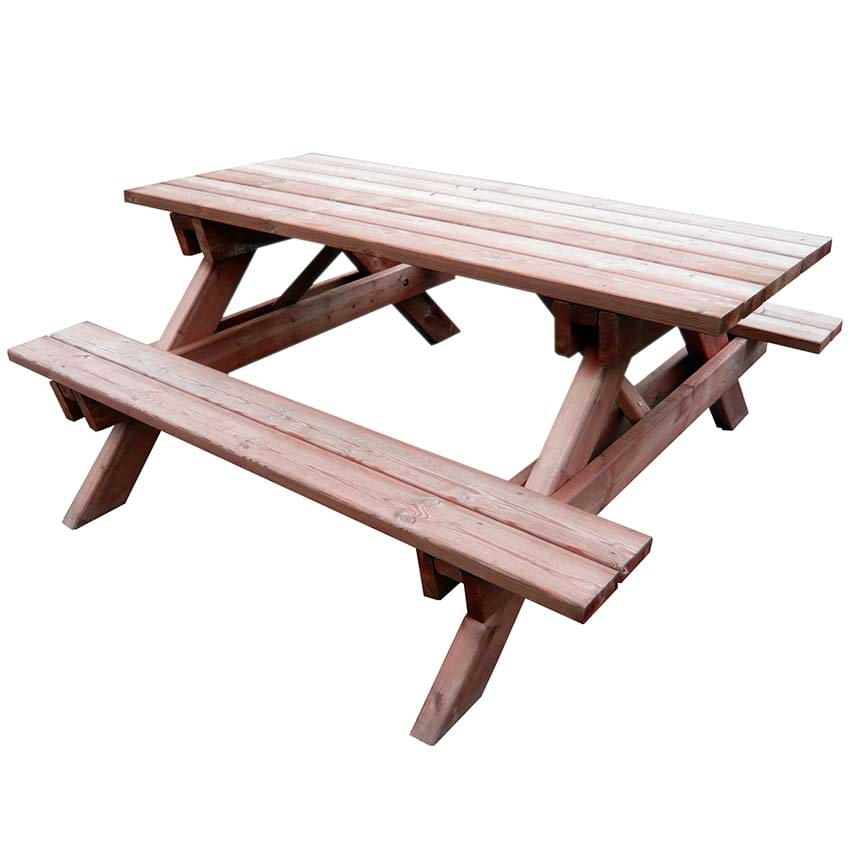 Table banc pique-nique bois Camargue